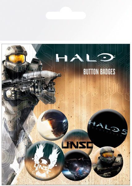 Halo 5 - Ansteck-Buttons 6er-Pack Mix: Gye