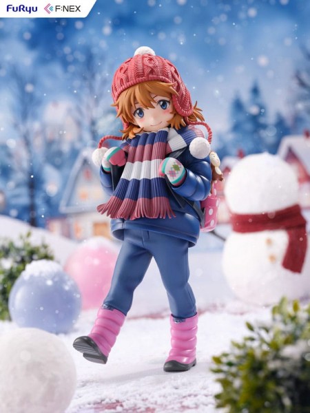 Evangelion (3.0 + 1.0 Thrice Upon a Time FNEX) - Asuka Shikinami Statue / Langley Winter Ver.: Furyu