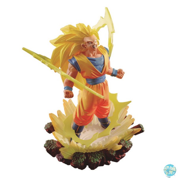 Dragonball - Son Goku Super Saiyan 3 Statue - Dracap Memorial 03: MegaHouse