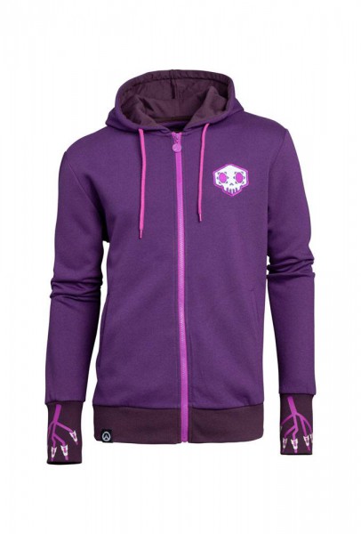 Overwatch - Hoody mit Reißverschluß / Sombra - Unisex XL: Level Up Wear