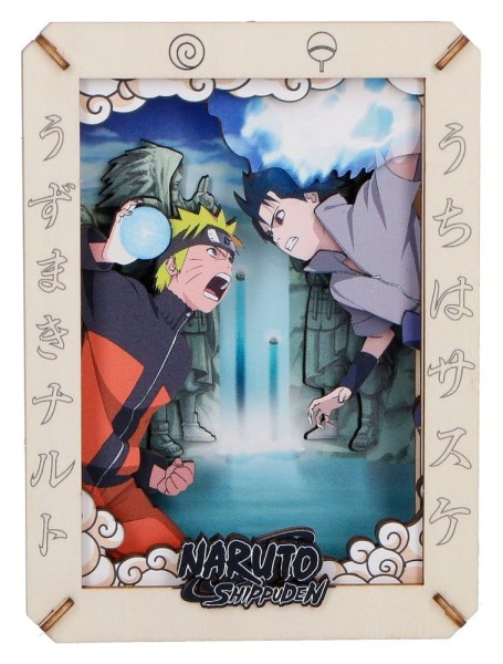 Naruto - Wooden Theatre The Final Valley Modellbausatz / Medium: Nemesis Now