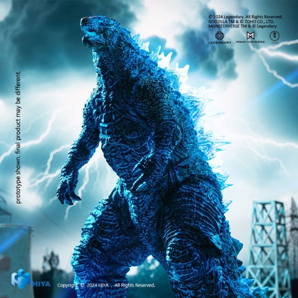 Godzilla x Kong: The New Empire Exquisite Basic - Energized Godzilla Actionfigur: Hiya Toys
