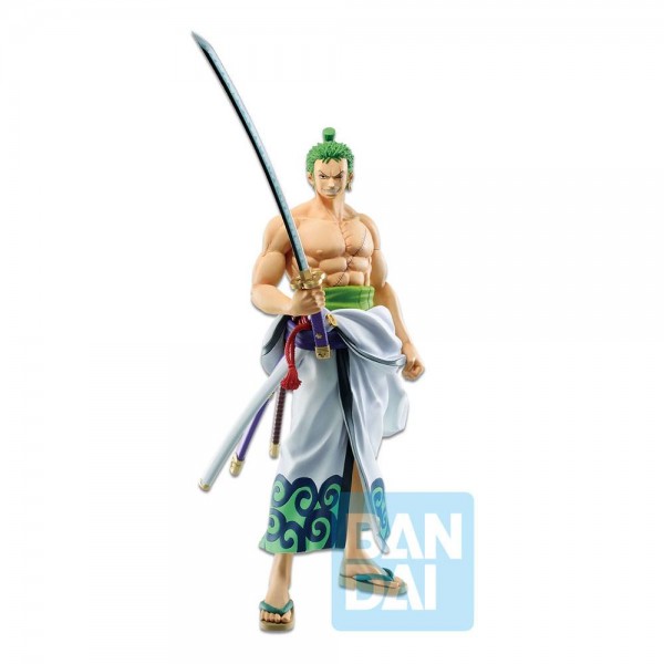 One Piece - Zorojuro & Enma Figur / Ichibansho: Bandai