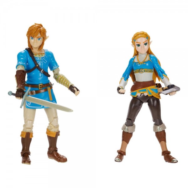 The Legend of Zelda - Prinzessin Zelda, Link Actionfiguren 2er-Pack: Jakks Pacific