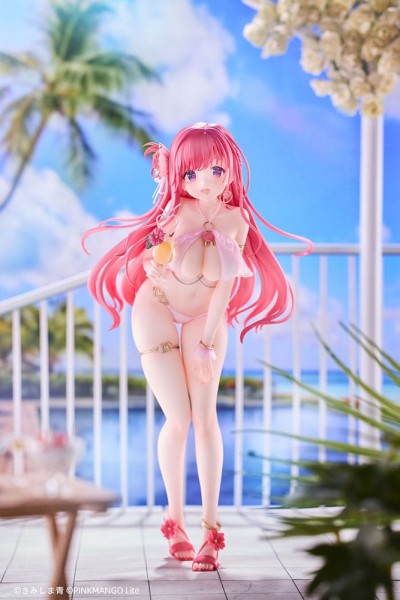 Original Character - Riko-chan Statue / illustration by Ao Kimishima - Bonus Limited Edition : PinkM