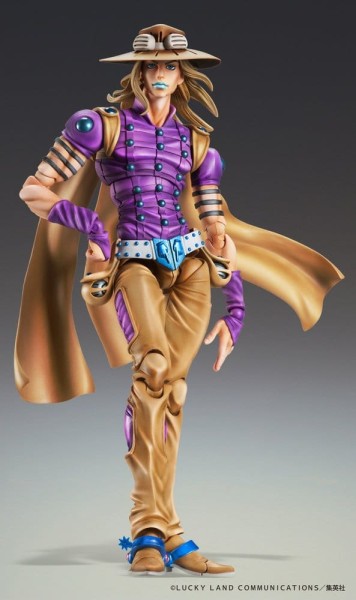 JoJo's Bizarre Adventure - Chozokado Gyro Zeppeli Actionfigur / Part 7: Steel Ball Run Super Action