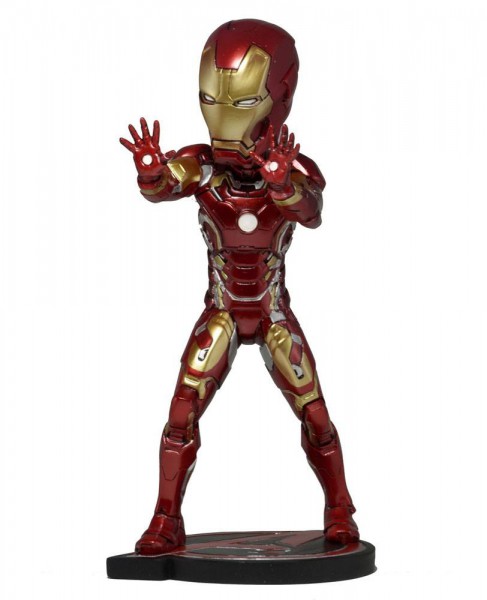 Avengers AOU - Iron Man Wackelkopf-Figur - Head Knocker: NECA