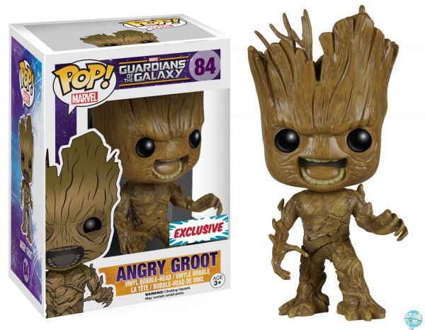 Guardians of the Galaxy Angry Groot Figur - POP! Vinyl Exclusive: Funko