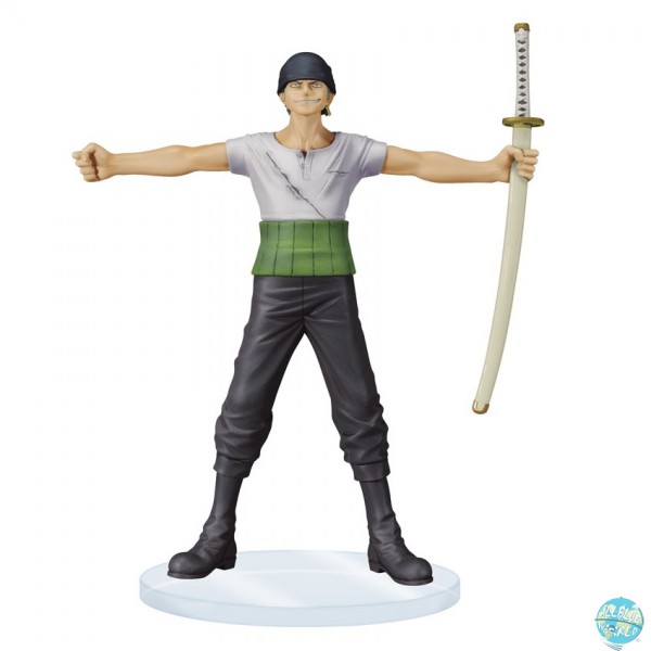 One Piece - Lorenor Zorro Figur - Dramatic Showcase: Banpresto