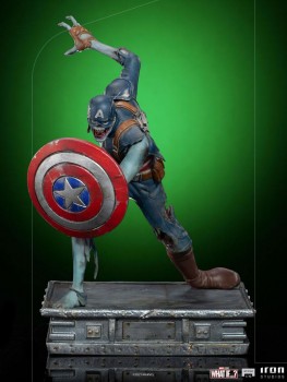 Marvel's What If...? - Captain America Zombie Statue / Art Scale: Iron Studios Marvel's What If...? - Captain America Zombie Statue / Art Scale: Iron Studios