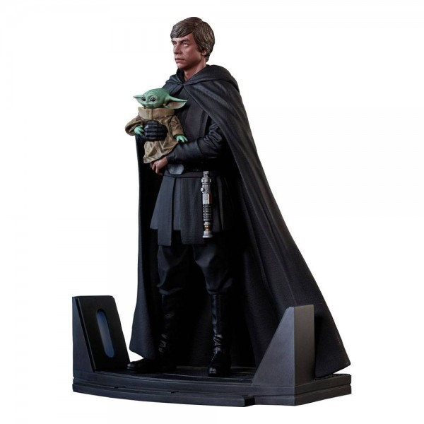 Star Wars The Mandalorian - Luke Skywalker & Grogu Statue / Premier Collection: Gentle Giant