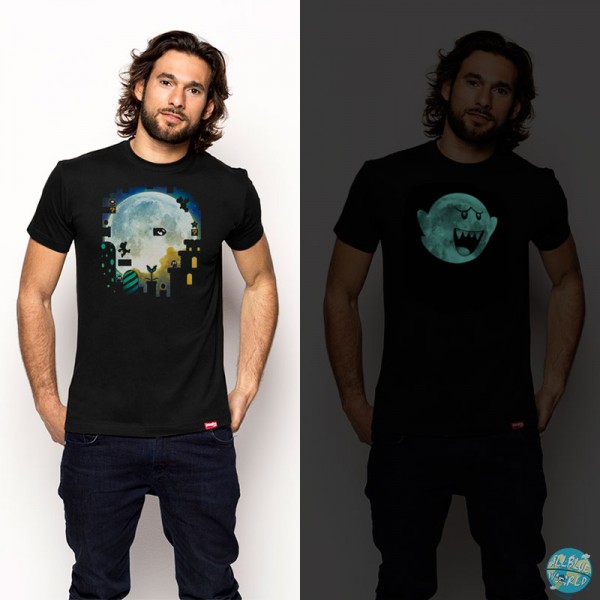 Boo Moon - Motivshirt Größe "S" / Unisex: Pampling