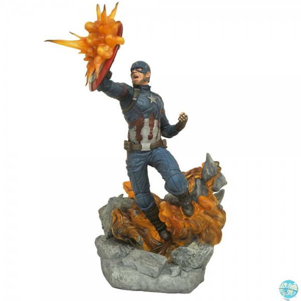 Captain America Civil War - Captain America Statue / Marvel Milestones: Diamond Select