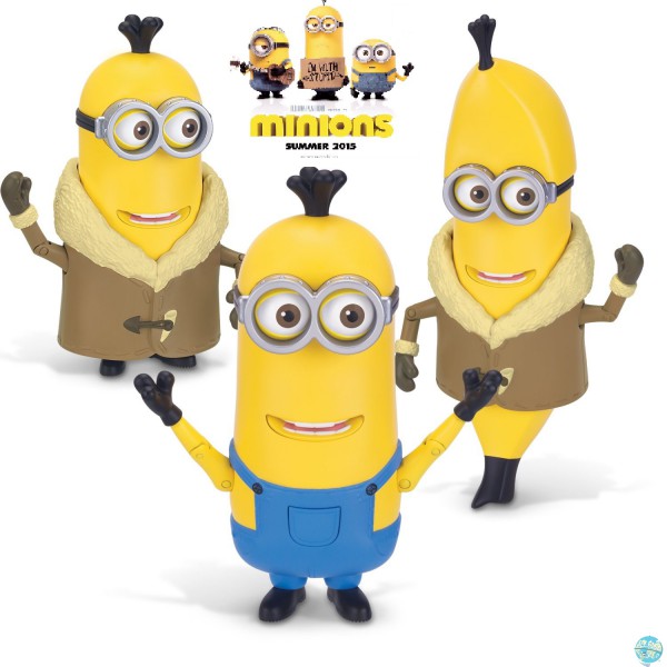 Minions - Arctic Kevin/Banana Actionfigur / Build A Minion: Thinkway Toys