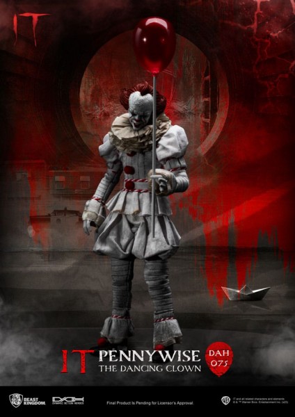 Stephen King's Es - Pennywise Actionfigur / Dynamic 8ction Heroes: Beast Kingdom Toys