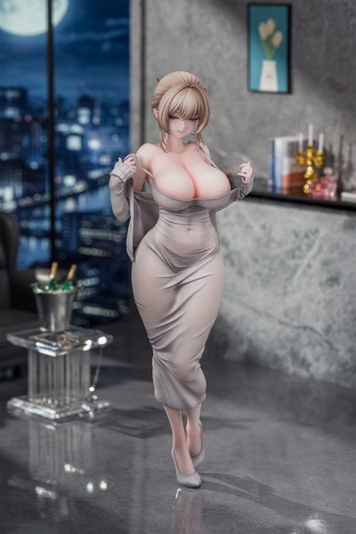 Original Character - Muboubi na Erin Statue / illustration by Gwan-E: Kawa Design