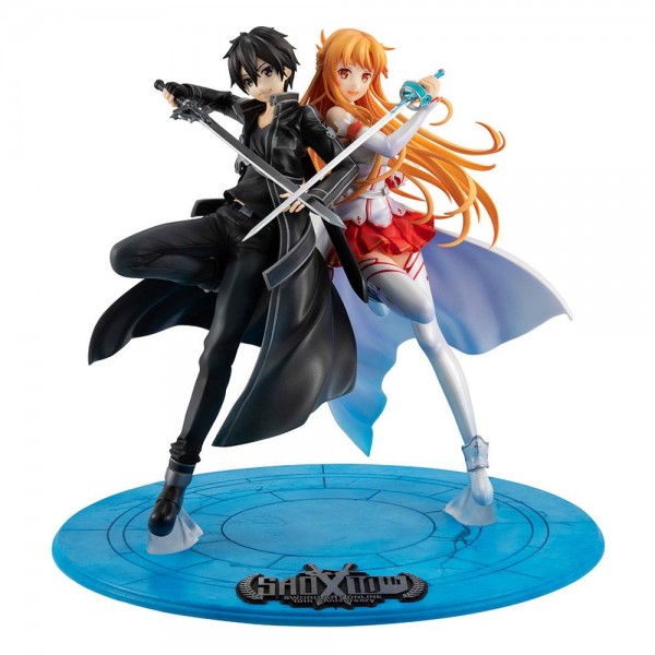 Sword Art Online - Kirito & Asuna Statue / LucrEA - 10th Anniversary: MegaHouse