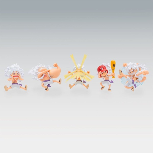 One Piece - Monkey D. Ruffy Gear 5 Minifiguren / World Collectable Figure: Banpresto