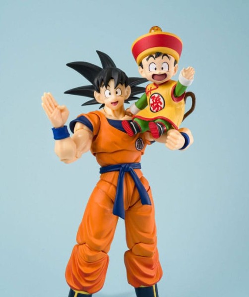 Dragon Ball - Son Goku & Son Gohan Kid & Kintoun Actionfigur / S.H.Figuarts: Tamashii Nations