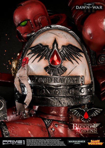 Warhammer 40K Dawn of War III - Space Marine Blood Ravens Statue: Prime 1 Studio