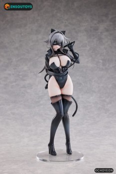 Original Character - Cat Woman Happy-chan Statue / Different Color Edition: Ensoutoys Original Character - Cat Woman Happy-chan Statue / Different Color Edition: Ensoutoys