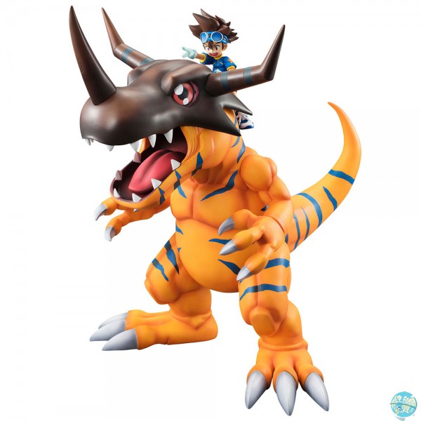 Digimon Adventure - Greymon & Tai Statue / G.E.M. Serie[NEUAUFLAGE]. MegaHouse