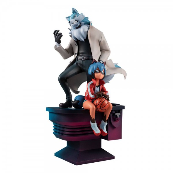 BNA: Brand New Animal -Michiru Kagemori & Shirou Ogami Statue: MegaHouse