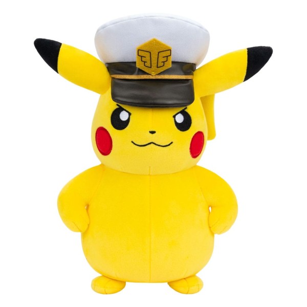 Pokémon - Captain Pikachu Plüschfigur: Jazwares