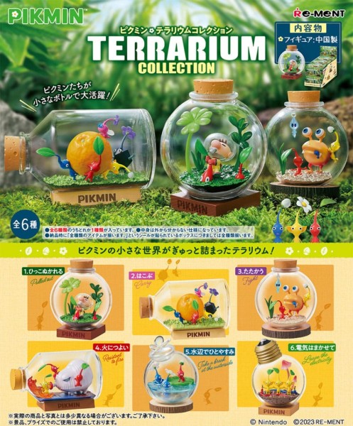 Pikmin - Terrarium Collection Display / Minifiguren: Re-Ment