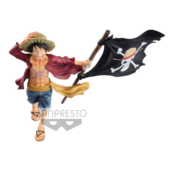 One Piece - Monkey D. Ruffy Figur / Magazine: Banpresto