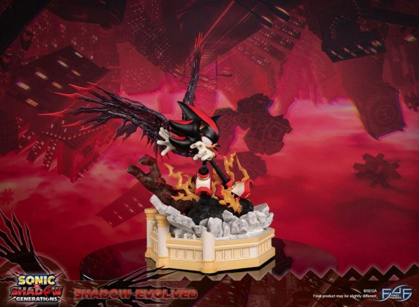 Sonic X Shadow Generations - Shadow Evolved Statue: First 4 Figures