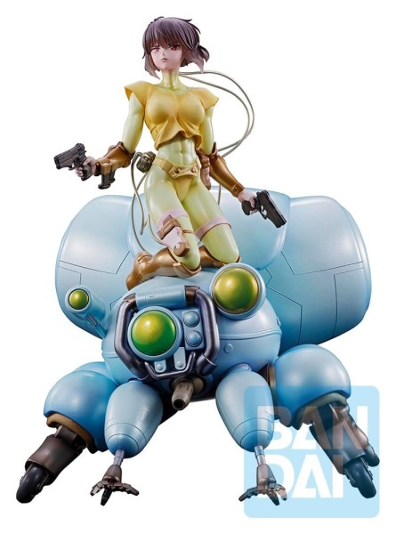 The Ghost in the Shell - Motoko Kusanagi & Fuchikoma Figur / Ichibansho - Vers. Blue: Banpresto