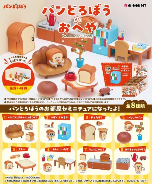 Pandorobo - Room Minifiguren: Re-Ment