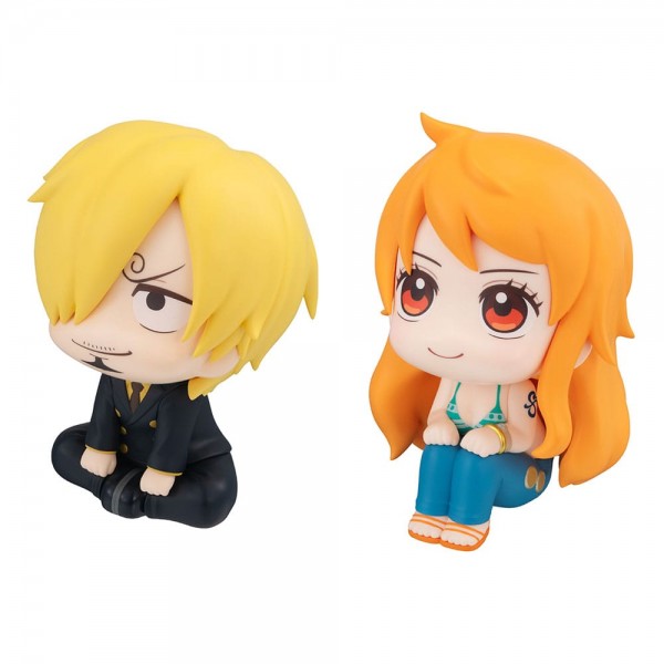 One Piece - Nami & Sanji Statue / Look Up (with gift): MegaHouse