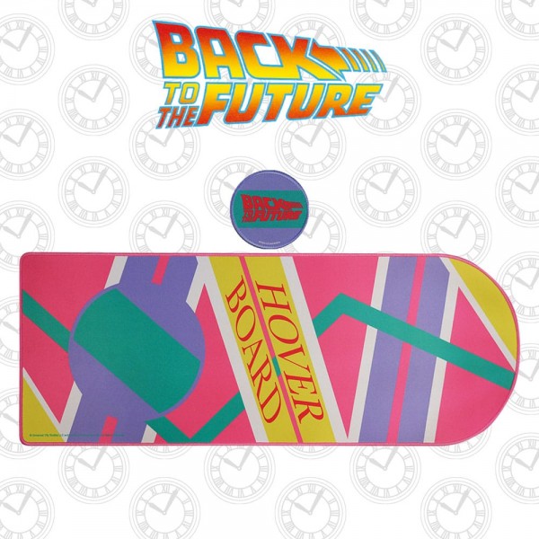 Zurück in die Zukunft - Schreibtischunterlage & Untersetzer Set Hoverboard Limited Edition: FaNaTik