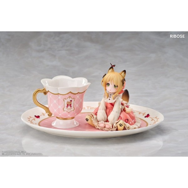 Original Character - Orange Cat Statue / DLC Series - Tea Time Cats: Ribose