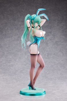 Anteprima: Original Character - Green Twin Tail Bunny-chan Statue: PartyLook Anteprima: Original Character - Green Twin Tail Bunny-chan Statue: PartyLook