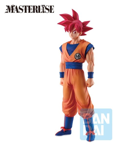 Dragon Ball - Super Saiyan God Son Goku Figur / Super Beerus Ichibansho Masterlise - Battle of Gods: