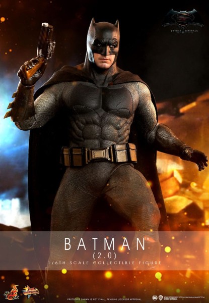 Batman v Superman: Dawn of Justice - Batman Actionfigur / Movie Masterpiece 2.0: Hot Toys