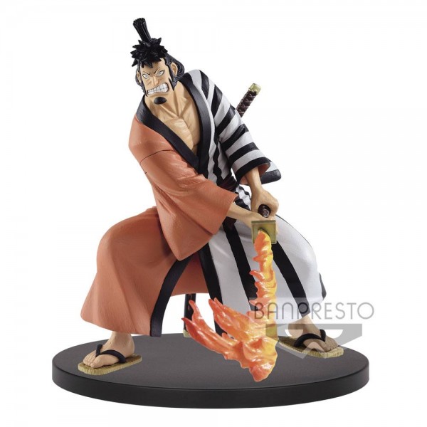 One Piece - Kin'emon Figur / Battle Record Posing Series: Banpresto