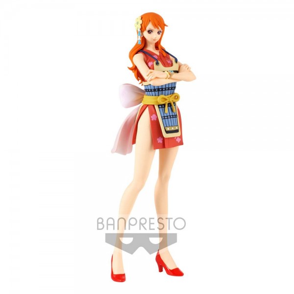 One Piece - Nami Figur / Glitter & Glamours - Wanokuni Style II Ver. A : Banpresto