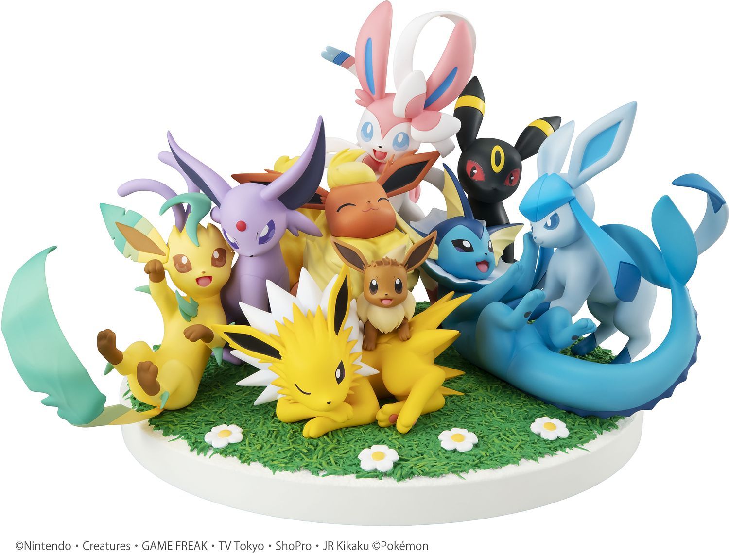 Pokemon Evoli Friens Statue Allblue World Anime Figuren Shop 
