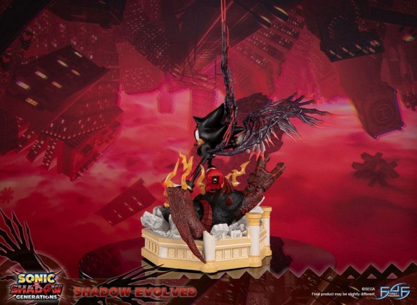 Sonic X Shadow Generations - Shadow Evolved Statue: First 4 Figures