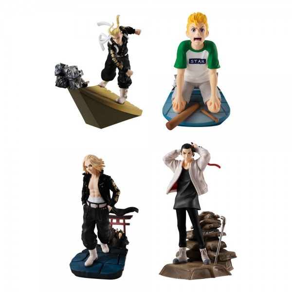 Tokyo Revengers - Petitrama Series Sammelfiguren / Toman Heroic Scenes: MegaHouse