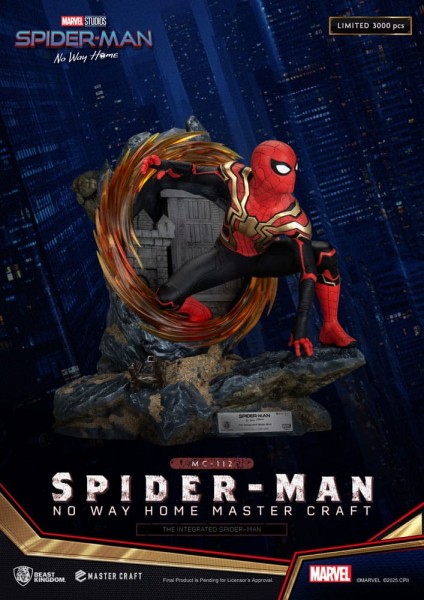 Spider-Man - The Integrated Spider-Man Statuen / No Way Home Master Craft: Beast Kingdom Toys
