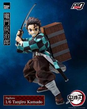 Demon Slayer: Kimetsu no Yaiba - Tanjiro Kamado Actionfigur / FigZero: ThreeZero Demon Slayer: Kimetsu no Yaiba - Tanjiro Kamado Actionfigur / FigZero: ThreeZero