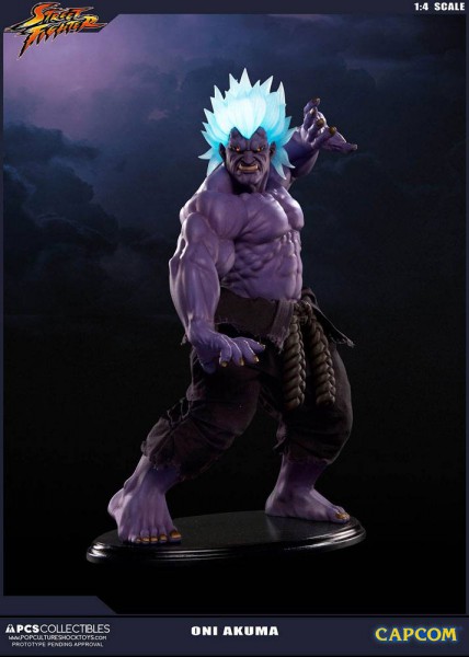 Street Fighter - Oni Akuma Statue: Pop Culture Shock