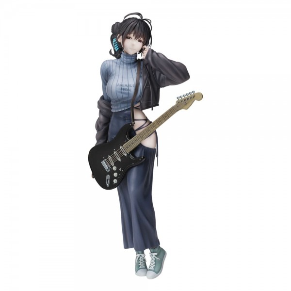 Juroku Illustration - Guitar Meimei Backless Dress Statue: Sentinel