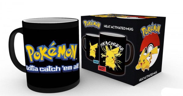 Pokemon - Tasse mit Thermoeffekt / Pikachu: GB eye