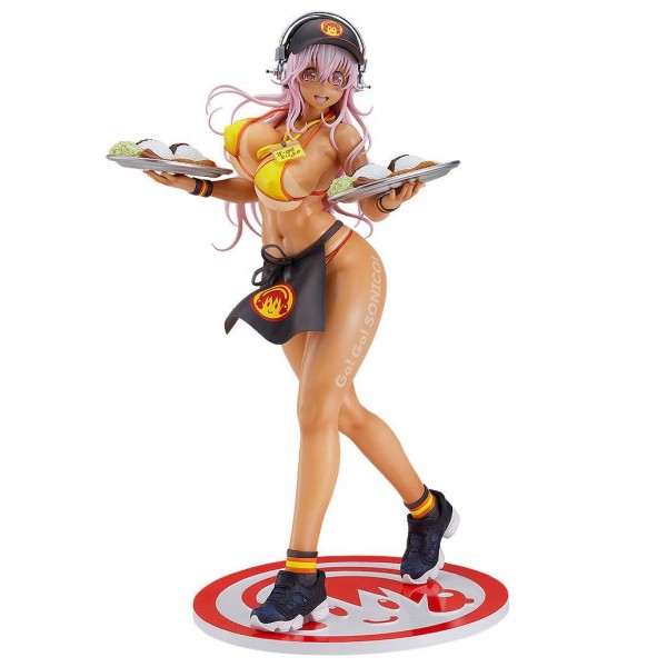 Super Sonico - Sonico Statue / Bikini Waitress Version: Max Factory